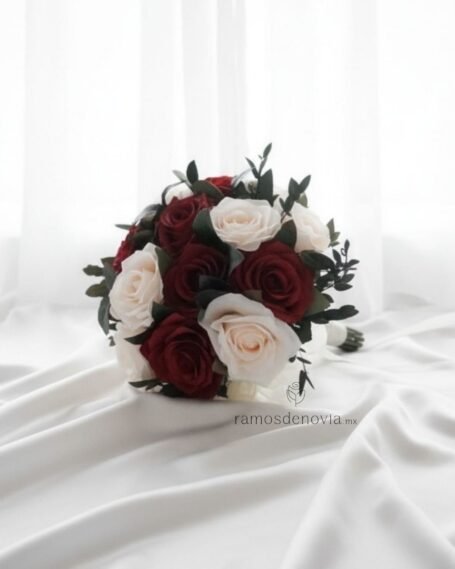 Rosas vino y ivory 1011