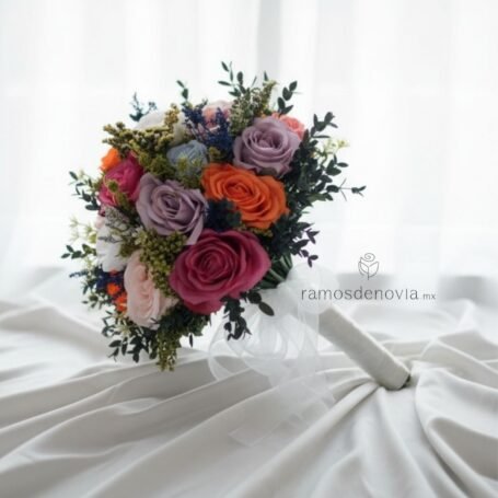 Rosas multicolor vivas 1022