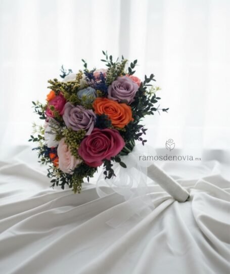 Rosas multicolor vivas 1022