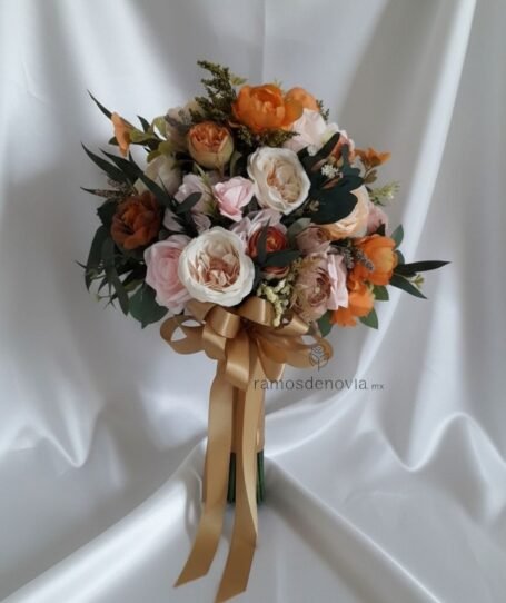 Rosas ivory, rosas y naranjas 1007