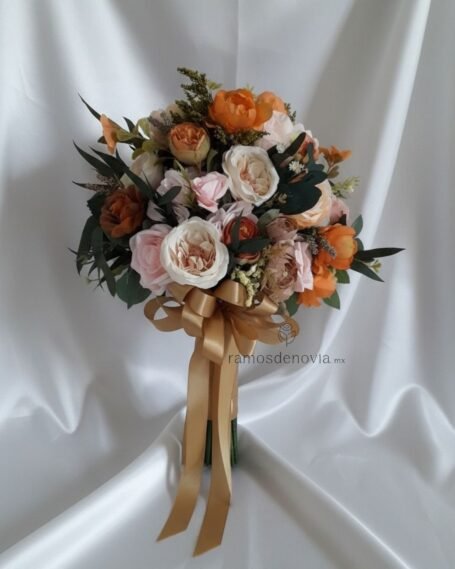 Rosas ivory, rosas y naranjas 1007