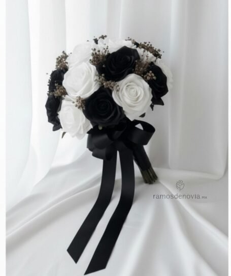 Rosas blancas y negras 1008