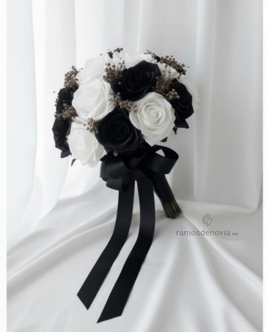 Rosas blancas y negras 1008