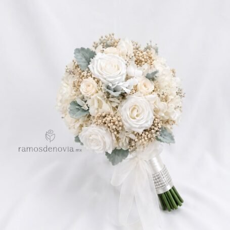 Bouquet blanco e ivory 1170