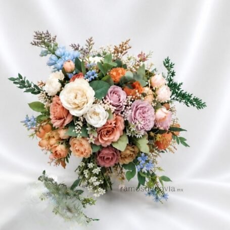 Bouquet Silvestre Rosa y Coral 1179