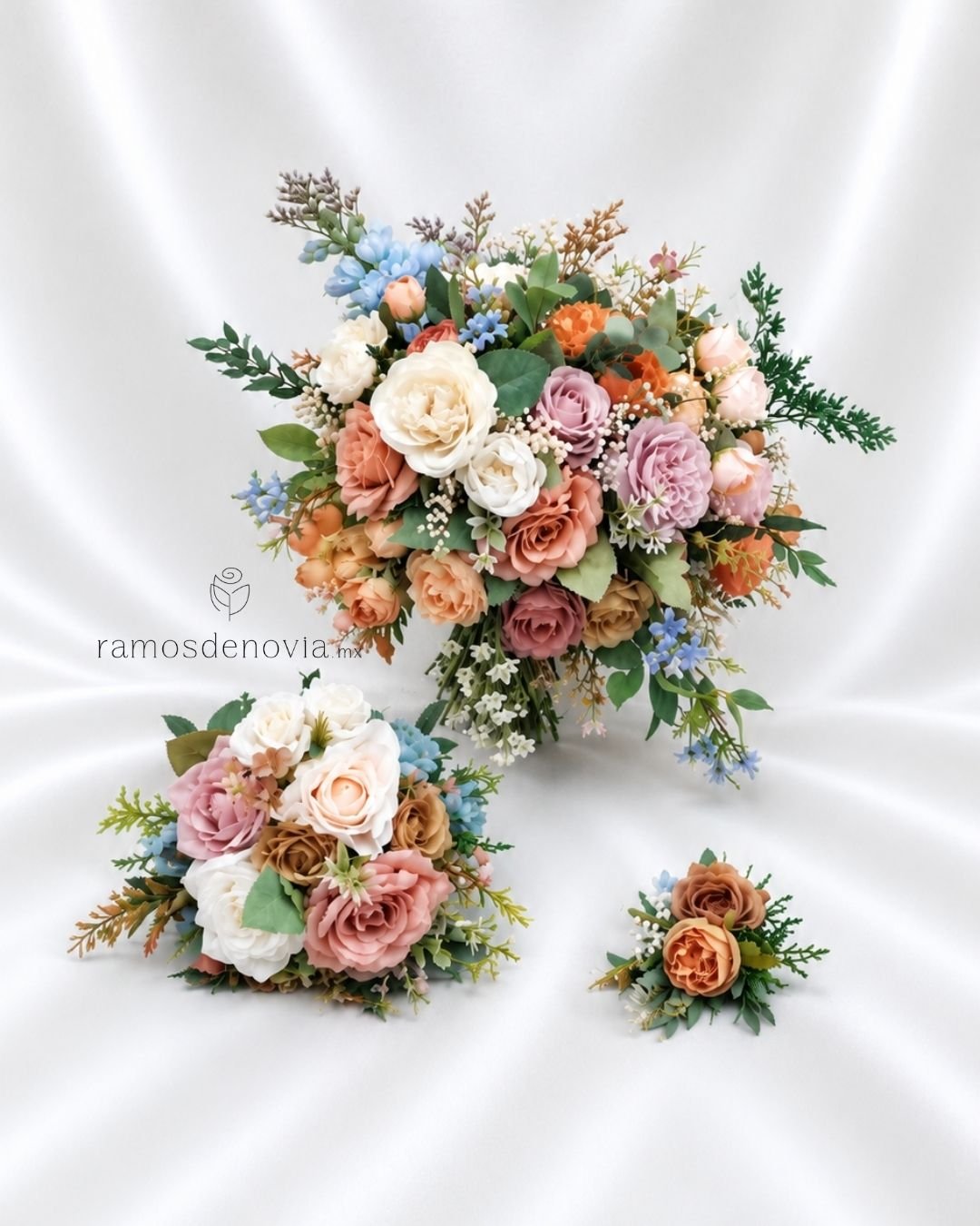 Bouquet Silvestre Rosa y Coral 1179 2 Bouquet Silvestre Rosa y Coral 1179