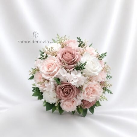 Bouquet rosa y blanco 1180