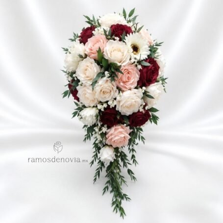 Cascada vino rosa e ivory 1183
