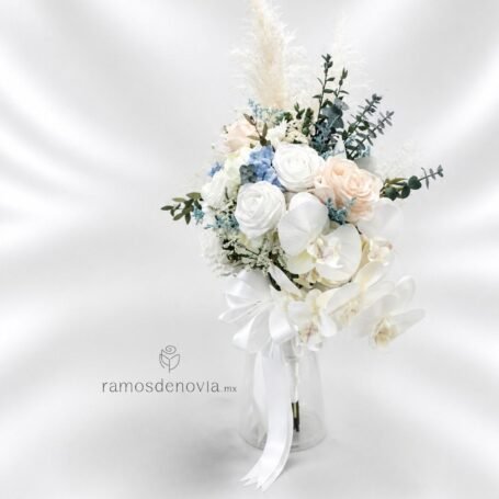 Cascada orquídeas y rosas 1189